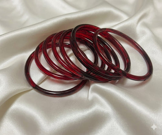 3MM Maroon Bangles - 3M006