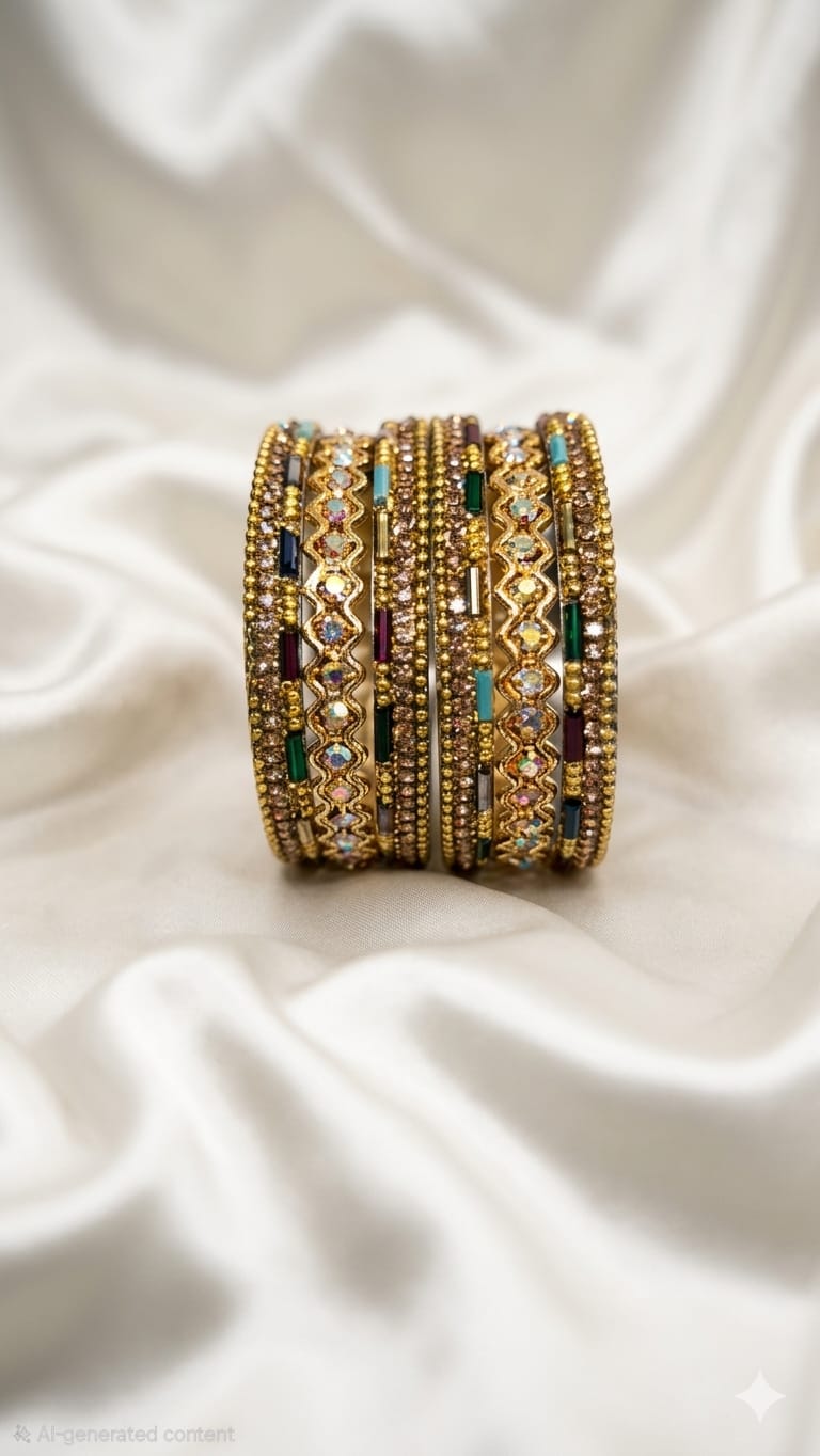 Kids Metal Multy bangles-0425